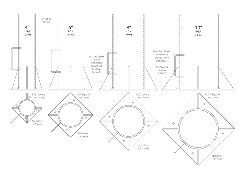 Fuel Mine Dimensional Drawing